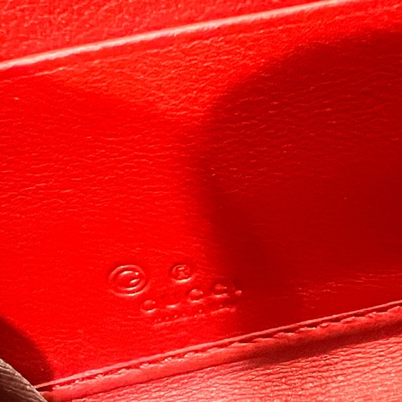 Gucci GG Microguccissima Red Leather Zip Around Long Wallet - Picture 8 of 15